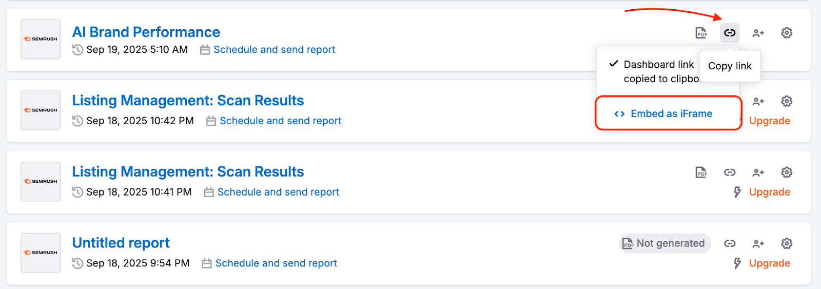 Report Automation with Semrush image 9