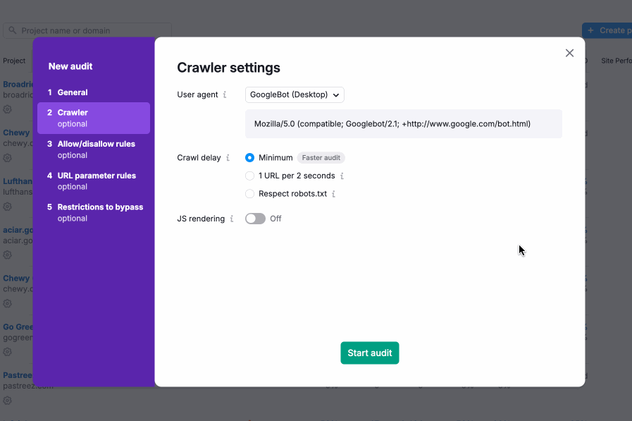 AI Search Health in Site Audit image 3